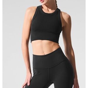 ALO Yoga Black Performance Sports Bra